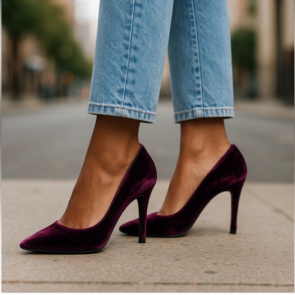 Prada Velvet Pumps - Picture 1 of 12